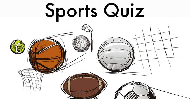 Banner for Challenging Sports Quiz, for the sports fan.