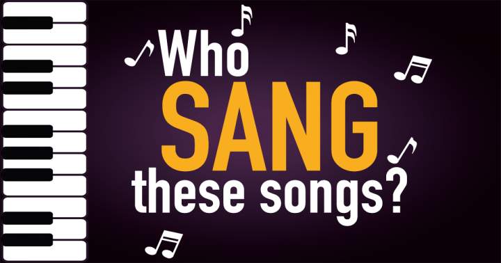 Banner for Who were the singers of these songs?