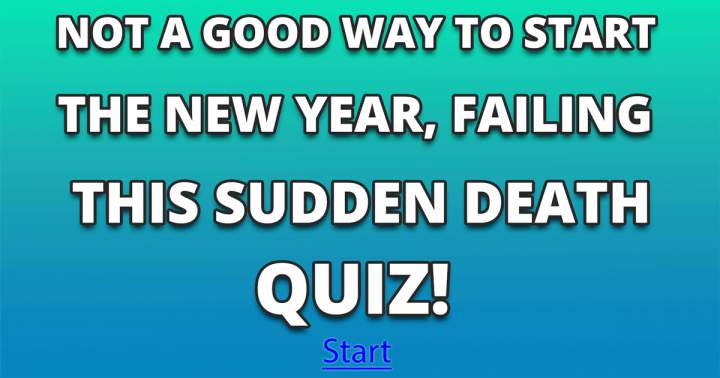 Banner for Sudden Death Quiz 