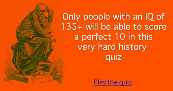 Banner for This History quiz is a tough one!