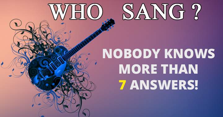 Banner for Who sang these songs, Pop Quiz?