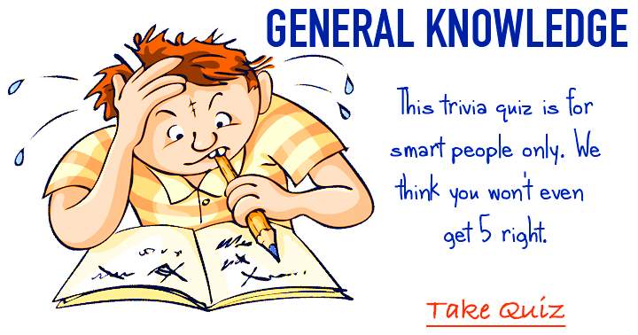 Banner for Fun general knowledge trivia quiz, share if you scored at least a 5 out of 10