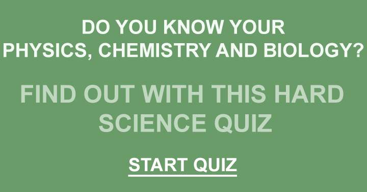 Banner for Science Quiz