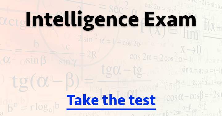 Banner for Intelligence Exam