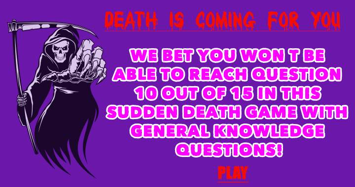 Banner for Sudden Death Game