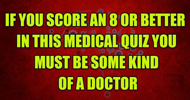 Banner for Tough medical quiz