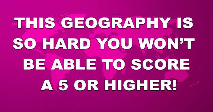 Banner for Geography Quiz