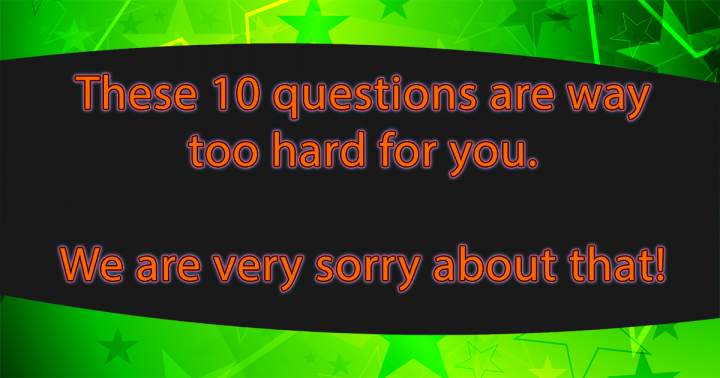 Banner for 10 Hard Trivia Questions