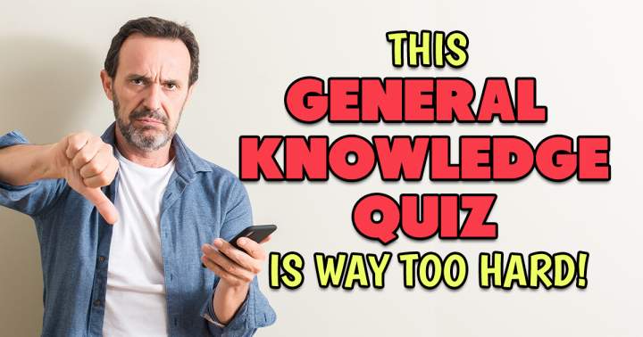 Banner for Hard General Knowledge Quiz