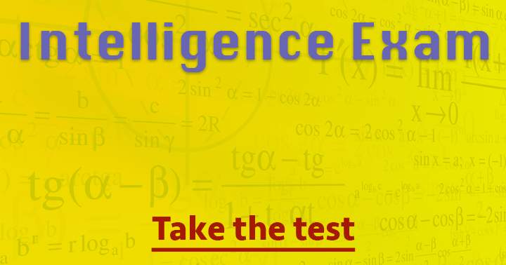 Banner for Intelligence Exam