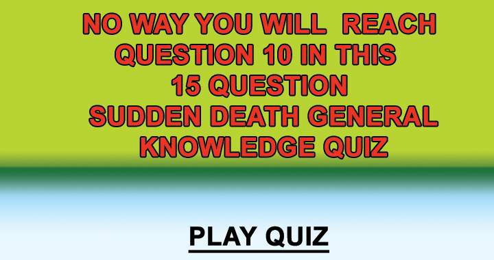 Banner for Sudden Death Trivia