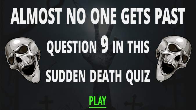 Banner for Sudden Death Quiz