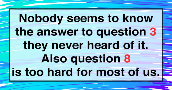 Banner for Have you heard of these two questions?