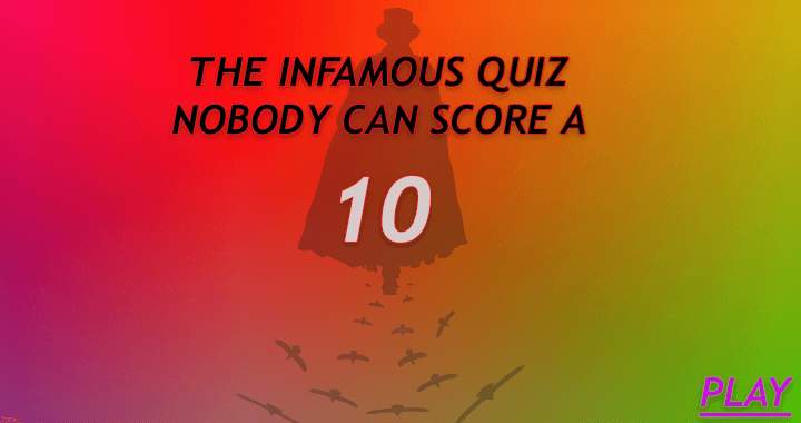 Banner for The Infamous Quiz