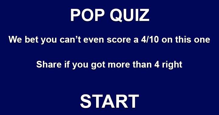 Banner for Pop music quiz.