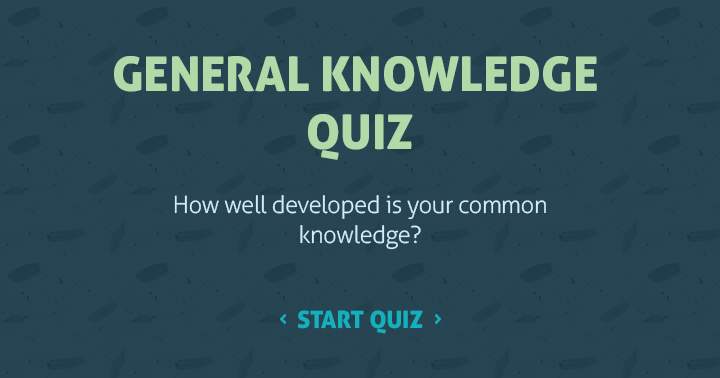 Banner for How well developed is your common knowledge?