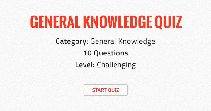 Banner for Take this impossible general knowledge quiz.