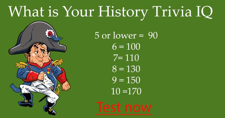 Banner for What is your History Trivia IQ