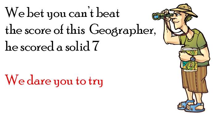 Banner for Are you smarter than this geographer?