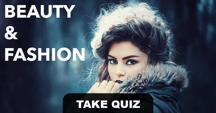 Banner for Beauty & Fashion quiz, for the professional only.