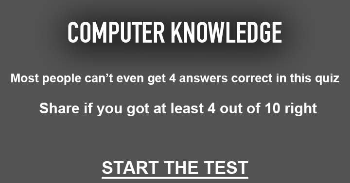 Banner for Most ppl can't answer these 10 questions about computers, only real nerds don't fail