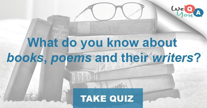 Banner for Literature Trivia with 10 hard question only serious bookworms can answer