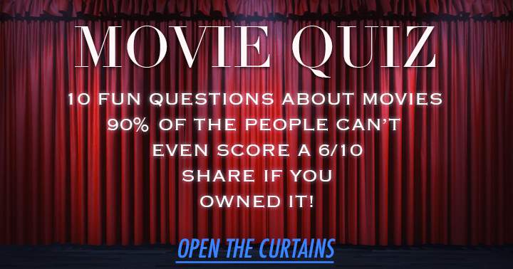 Banner for Movies Quiz. 