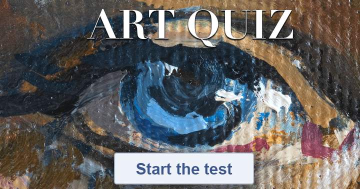 Banner for Art Quiz. Only for art experts.