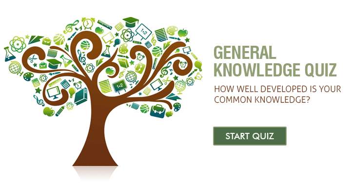 Banner for How well developed is your common knowledge? Test it with this fun Trivia Quiz.