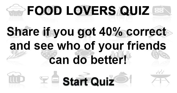 Banner for Who will be better in this Food and Beverages quiz, you or one of your friends?