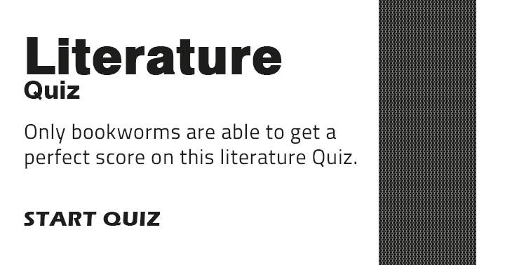 Banner for If you are a real bookworm you will love this quiz!