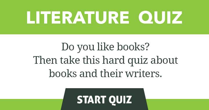 Banner for A quiz only for book lovers!