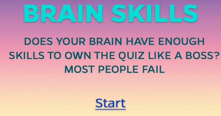 Banner for Brain Skill test