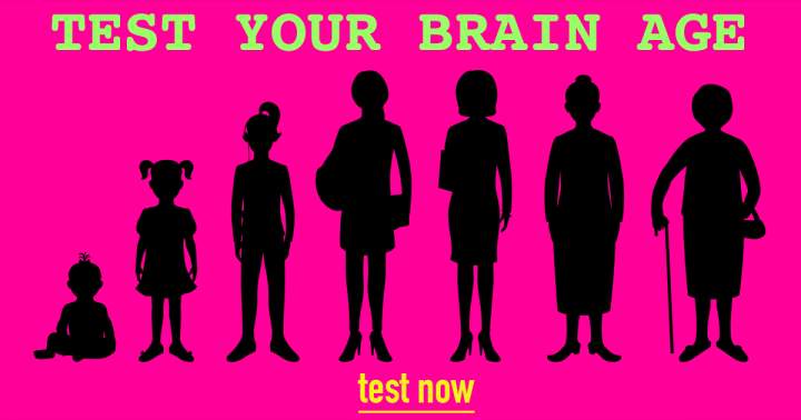 Banner for Test Your Brain Age