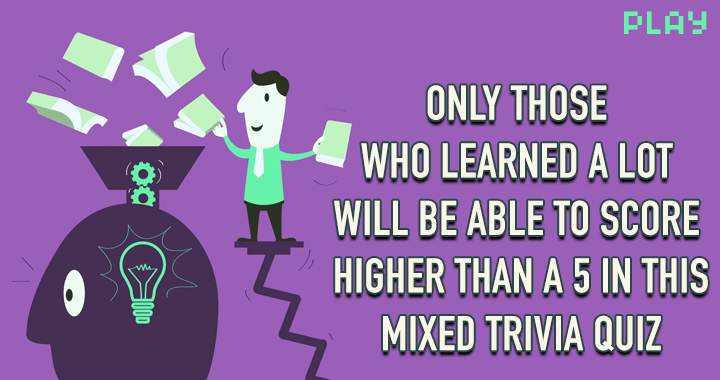 Banner for Hard Mixed Trivia Quiz