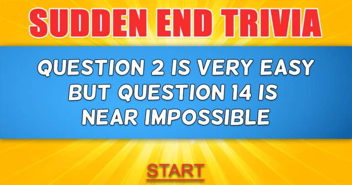 Banner for Sudden End Trivia