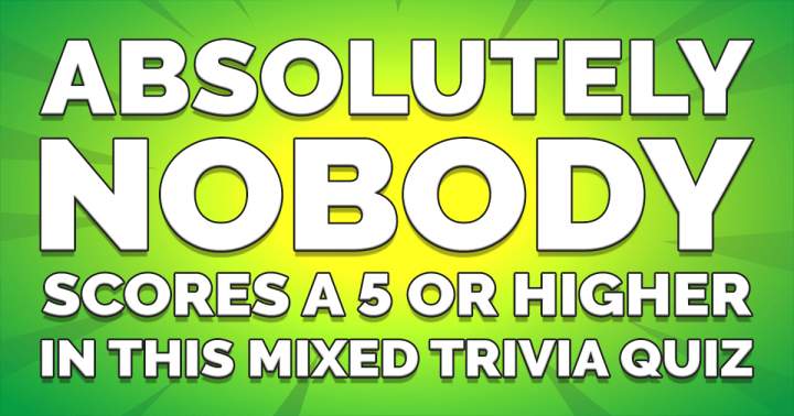 Banner for Mixed Trivia Quiz