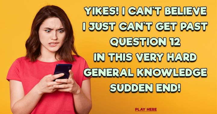 Banner for General Knowledge Sudden End