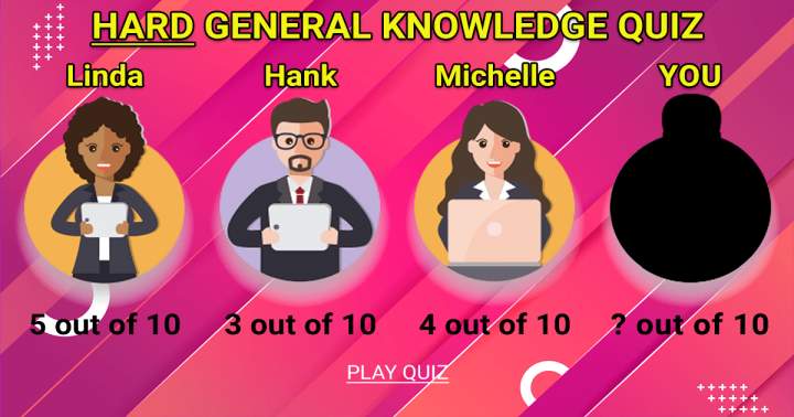 Banner for HARD General Knowledge Quiz