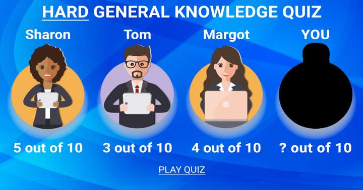 Banner for HARD General Knowledge Quiz