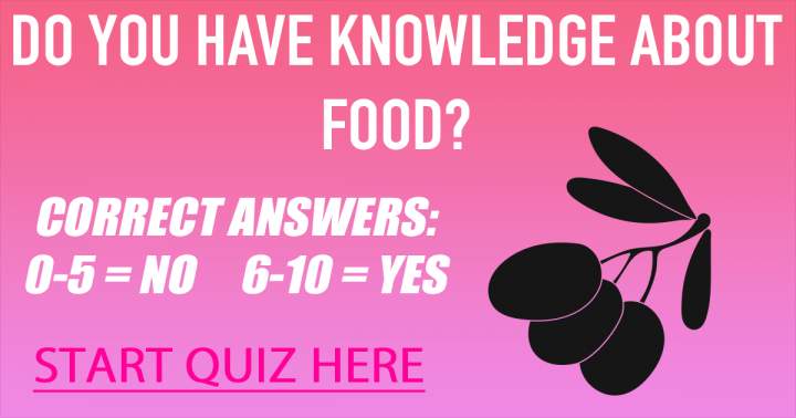 Banner for Food Quiz